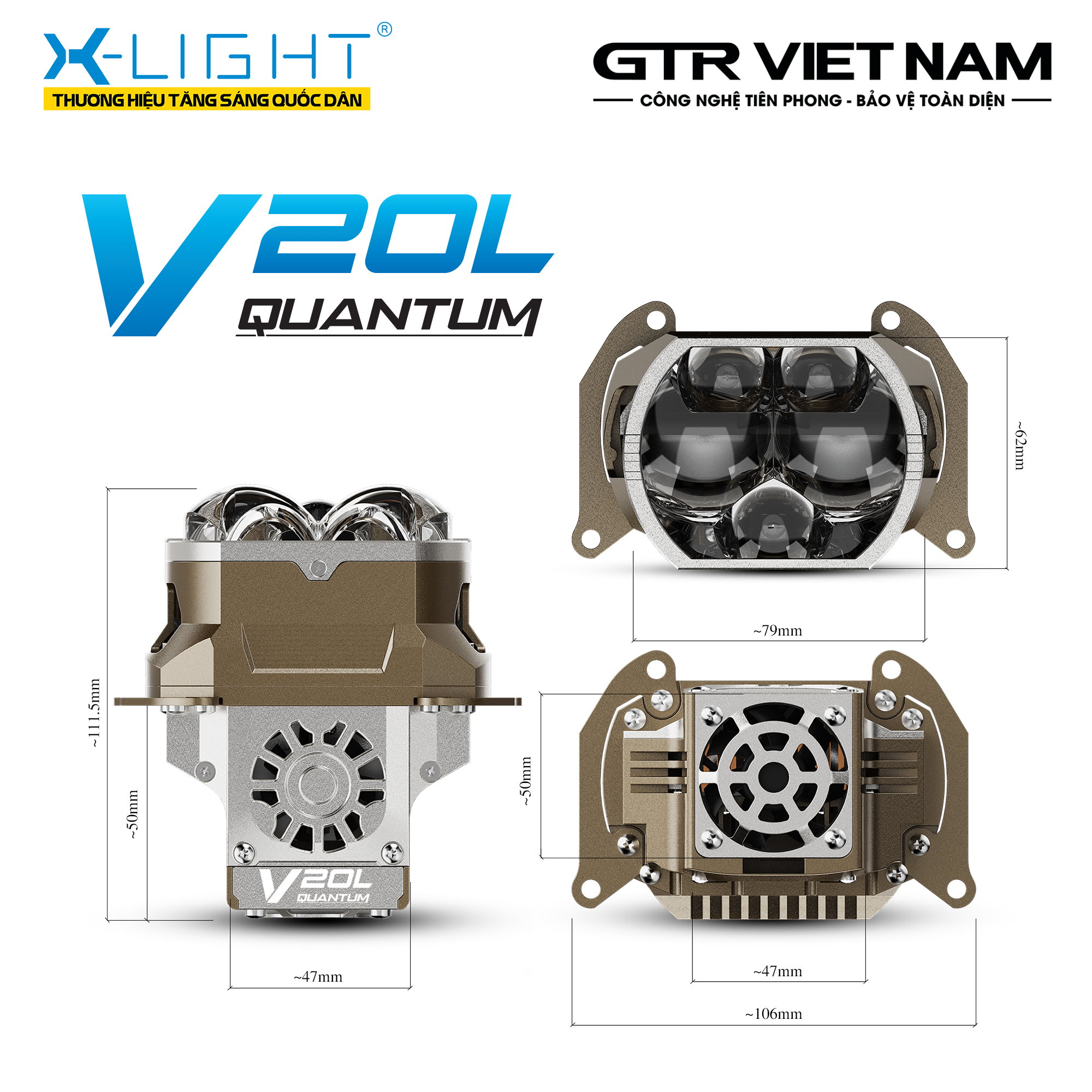 Bi LED X-Light V20L Quantum